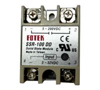Однофазне твердотільне реле SSR-100DD 100А DC-DC
