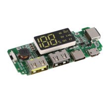 Контролер зарядки Li-ion батарей 18650 для Power Bank РК-дисплей 2xUSB, H961-U 4.0