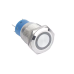 Кнопка антивандальная GQ16F-11EZ/N белая подсветка 12-24V AC/DC rev.3
