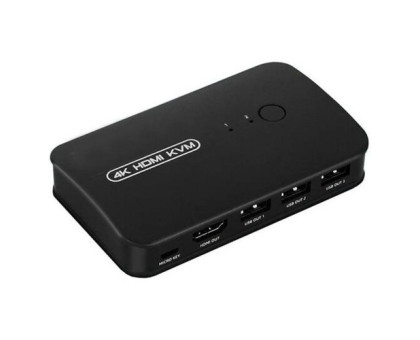 KVM свич переключатель, 2 порта, HDMI USB, кнопка ДУ
