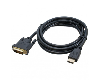 Кабель DVI-D (24+1) - HDMI 1.8м позолочений