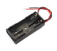Батарейний відсік для 2 AАА, 3В бокс кейс з дротами, Arduino