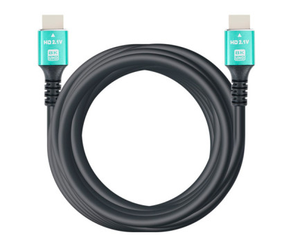 Кабель HDMI - HDMI 10м v2.1 8K UHD позолочений грубий, Premium