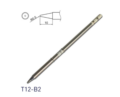 Жало наконечник T12-B2 Конус для паяльника паяльной станции Hakko T12
