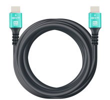 Кабель HDMI - HDMI 10м v2.1 8K UHD позолочений грубий, Premium