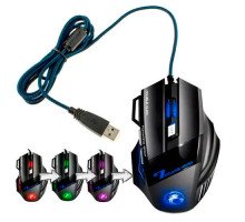USB ігрова миша мишка 5500DPI ергономічна з виступами тиха iMice X7
