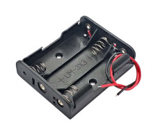 Отсек для 3 батарей AA, 4.5В бокс кейс с проводами, Arduino