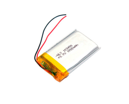 Аккумулятор 103450 Li-pol 3.7В 1950мАч для DVR GPS MP4 MP3 смартфонов