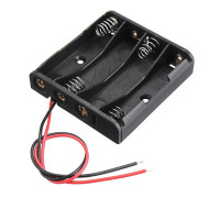 Відсік для 4 батарей AAA, 6В кейс бокс з проводами, Arduino