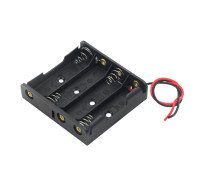 Відсік для 4 батарей AA, 6В кейс бокс з проводами, Arduino