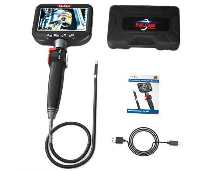 Ендоскоп автомобільний 1м 180град 4.3ЖК HD 2MP 8.5мм 2600мАч, H408B