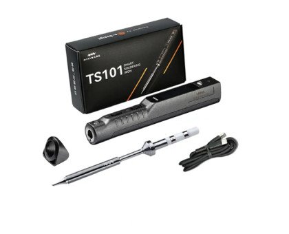 Паяльник программируемый портативный TS101 65Вт PD3.0, жало TS-I