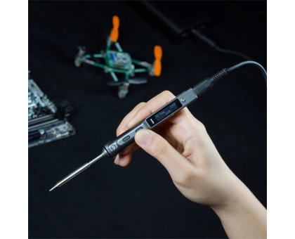 Паяльник программируемый портативный TS101 65Вт PD3.0, жало TS-I
