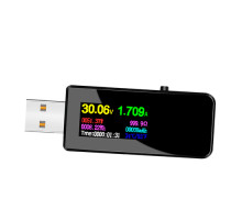 USB тестер 13в1 струму напруги ємності мАг Вт Втг D+ D- AtorchU96