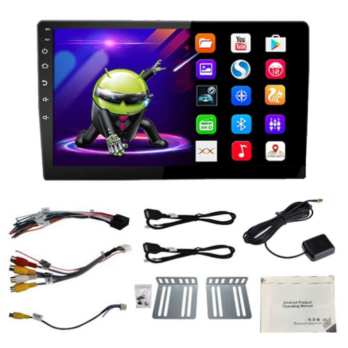 Автомагнитола 10.1  2/32ГБ Android 11 Wi-Fi GPS 2xUSB 2 DIN 4x60Вт, K803