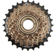Касета трещітка Shimano MF-TZ500 7 зірок, 14.16.18.20.22.24.28Т, коричневий