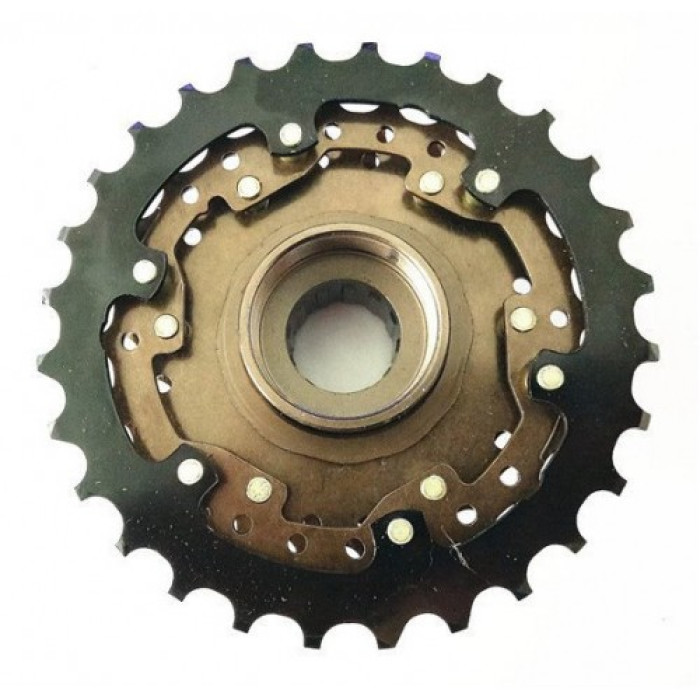 Касета трещітка Shimano MF-TZ500 6 зірок, 14.16.18.20.22.24.28Т, mf-tz500-6,