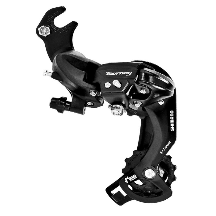 Задний переключатель Shimano RD-TY300B (под крюк), Tourney, 6-7 скоростей