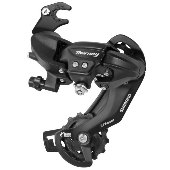 Задний переключатель Shimano RD-TY300B (под крюк), Tourney, 6-7 скоростей