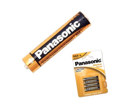 Батарейка AAA LR03 Panasonic Alkaline Power лужна 1.5В