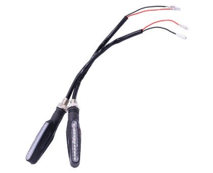 LED покажчики повороту, поворотники для мотоцикла, Динамічні, пара