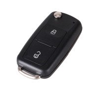Выкидной ключ, корпус под чип, 2кн, Volkswagen, HU66