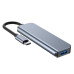 USB 3.1 Type-C хаб розгалужувач на 4x USB 3.0/USB 2.0, BC1.2 Type-C для живлення
