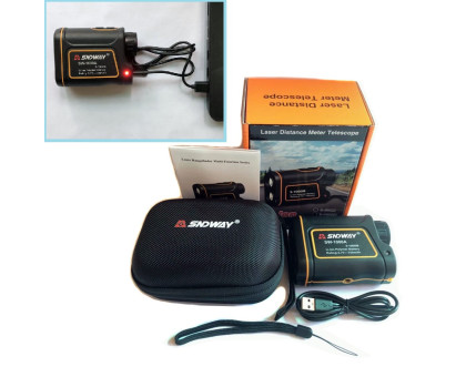 Дальномер лазерный ПРО + измеритель скорости SNDWAY SW-1000A 1000м