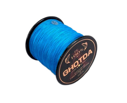 Шнур плетений рибальський 150м 8жил 0.16мм 9.9кг GHOTDA, синій