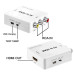 Конвертер AV RCA - HDMI видео, аудио, FullHD 1080p, белый