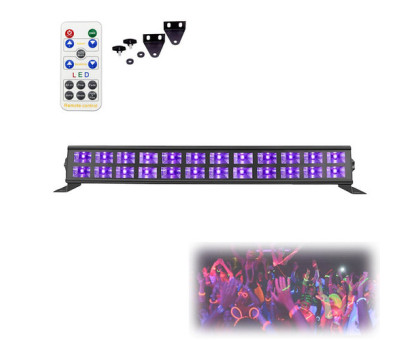 Світлодіодна панель УФ 24LED 72Вт 52см Диско стробоскоп світломузика DMX512