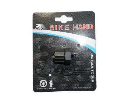 Ключ снятия кассеты трещотки Bike Hand под ключ 24 мм, черный YC-121A