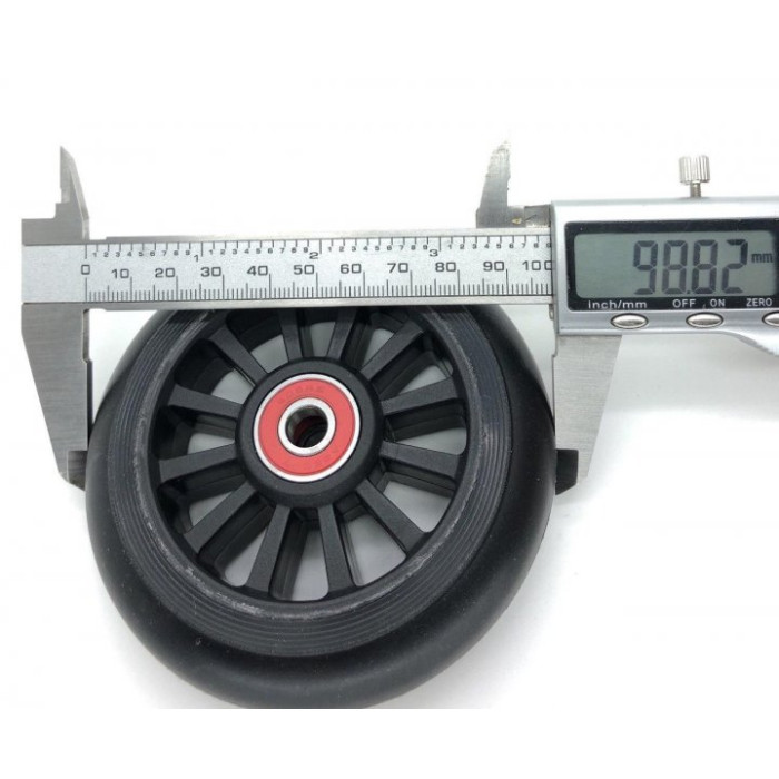 Колесо для трюкового самокату 100 мм, з підшипником ABEC-7 608RS (пластик)