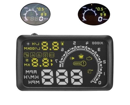 Проєктор приладової панелі на лобове скло OBD2 HUD 5.5