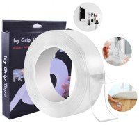 Двухсторонняя клейкая лента многоразовая 3 метра  Ivy Grip Tape, крепежная лента
