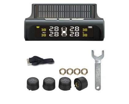 Система контроля давления в шинах TPMS ЖК TY02-W, внешние датчики