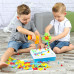Детский развивающий конструктор Tu Le Hui Creative Puzzle 4в1 чемодан 193 детали
