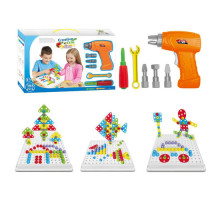 Детский развивающий конструктор Tu Le Hui Creative Puzzle 4в1 чемодан 193 детали