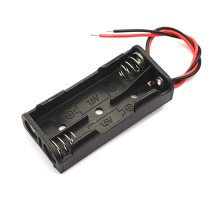 Батарейний відсік для 2 AАА, 3В бокс кейс з дротами, Arduino
