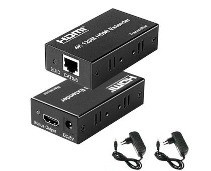 Удлинитель HDMI по RJ45 витой паре активный, до 120м