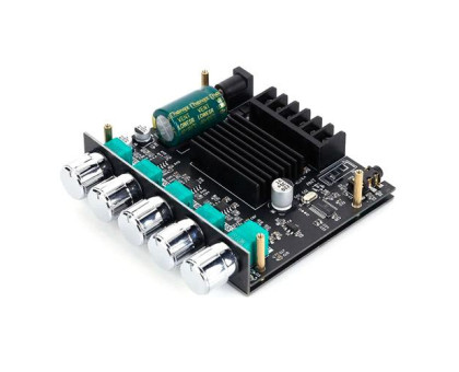 Аудіо підсилювач потужності звуку 2x50Вт 1x100Вт Bluetooth 5.0, ZK-MT21