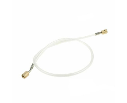 Заправний шланг для фреона R410 R22, 0.9м, 1/4-1/4, прозорий