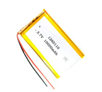 Аккумулятор 1260110 Li-pol 3.7В 10000мАч для Powerbank, планшетов, GPS