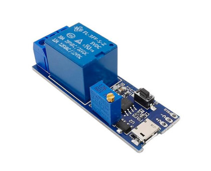 1-канальний модуль реле 5-30В MicroUSB з затримкою часу, Arduino
