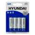 Батарейка AA LR6 Hyundai лужна 1.5В