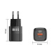 Сетевое зарядное устройство USB Type-C QC3.0 PD 20Вт KUULAA, черное