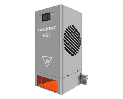 Мощный лазер с подачей воздуха для резки гравировки 60Вт 450нм Laser Tree K60