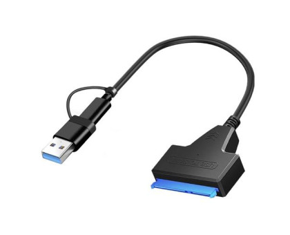 Перехідник USB 3.0/USB-C - SATA 2.5 для жорсткого диска HDD SSD до 5Гбіт/с