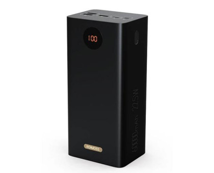 Power Bank повербанк УМБ 60000мАч QC3.0 ЖК 22.5Вт, Romoss PEA60