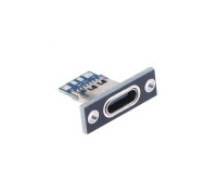 Роз’єм USB Type-C 3.1 4pin, мама, монтажний, для зарядки і живлення